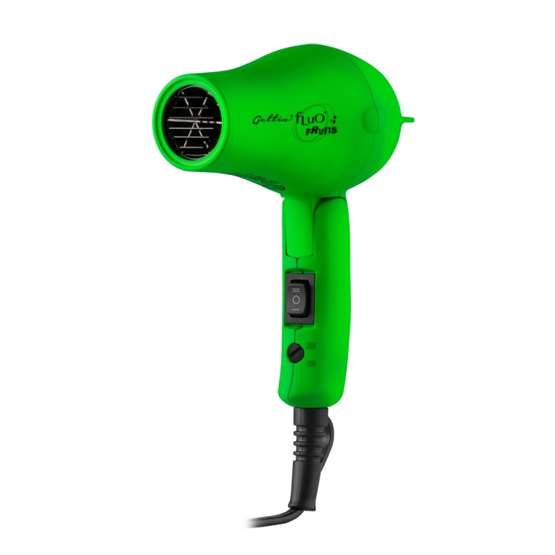 Gettin Fluo Fruits Mini Hair Dryers mini asciugacapelli da viaggio green apple